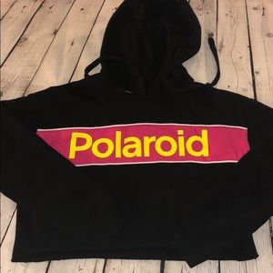 Polaroid Crop Sweatshirt